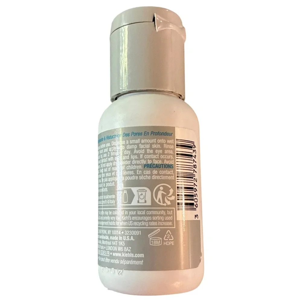 Kiehl's Rare Earth Pore Minimizing Polishing Powder Cleanser 0.5oz Travel New